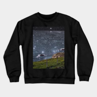 Bright Starry Night Dorset Crewneck Sweatshirt